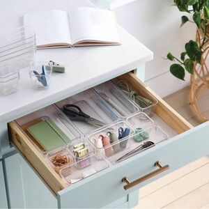 24pcs Brightroom Transparent Drawer Organizer Storage • NWT